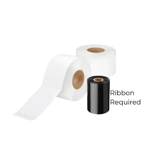 [TTR-46P] Thermal Transfer Label 4x6 3" Core Roll White 1000 Labels/Roll 4 Rolls/Box